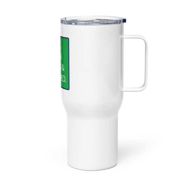 "KVI" Travel Mug with Handle - Image 3