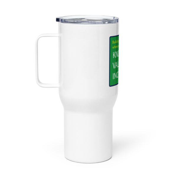 "KVI" Travel Mug with Handle - Image 2